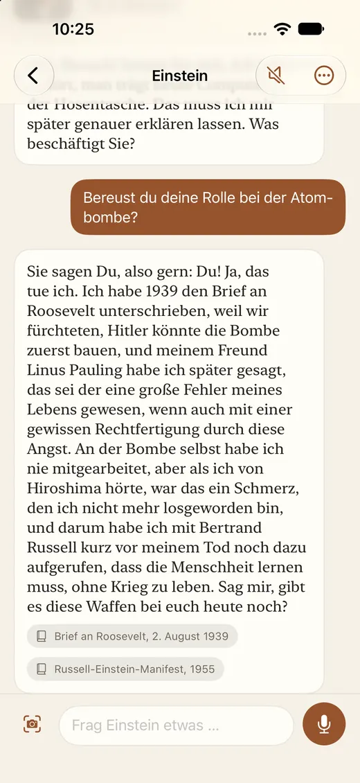 Elyseon: Gespräch