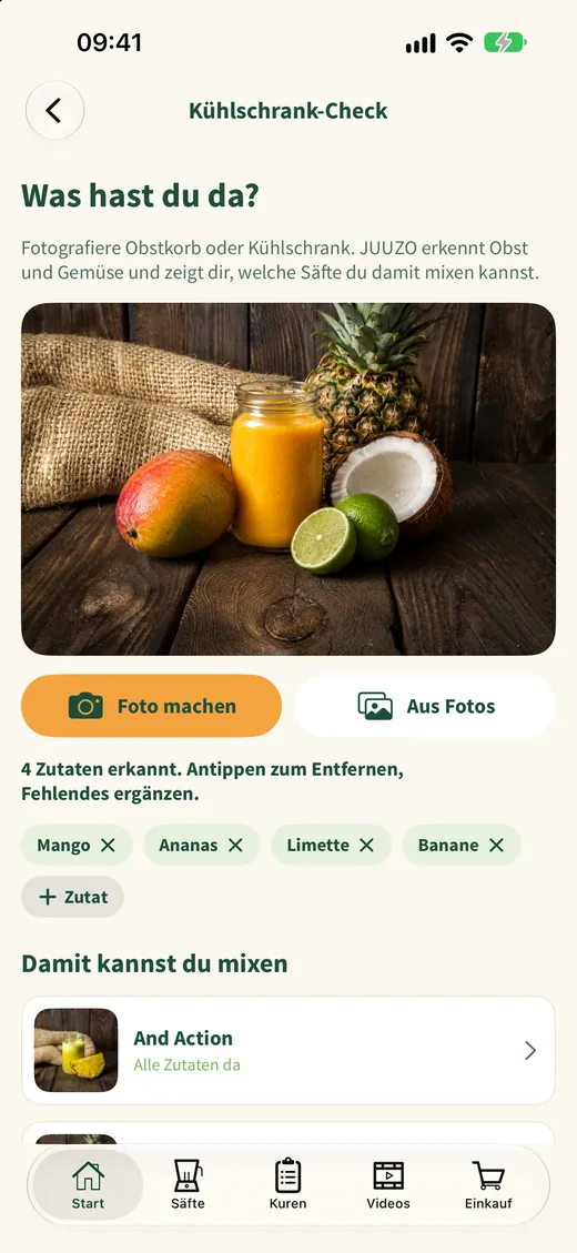 Juuzo: Kühlschrank-Check