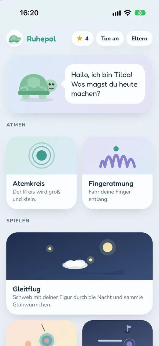 Windstille: Startseite